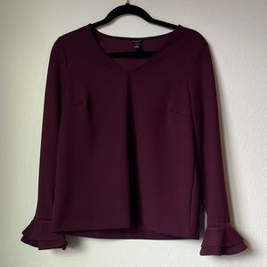 Ann Taylor Bell Sleeve Blouse size:SP